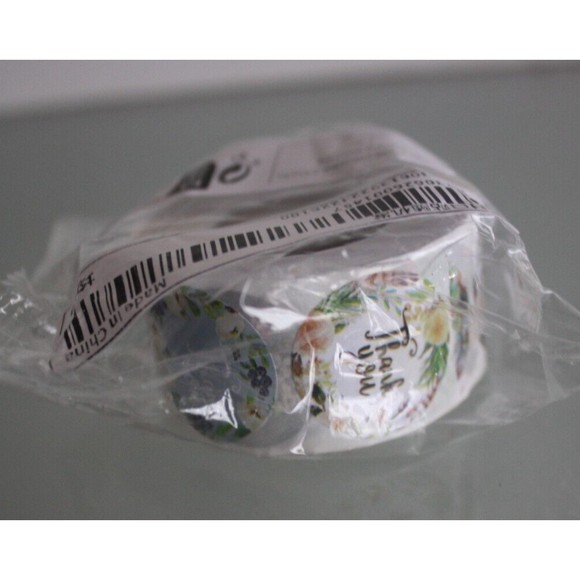 500 Pcs 1 inch Assorted Floral Thank You Stickers Round Sealing  & Shipping NIP - Picture 8 of 8